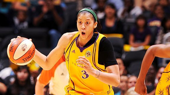 Candace Parker of the Los Angeles Sparks poses for a portrait