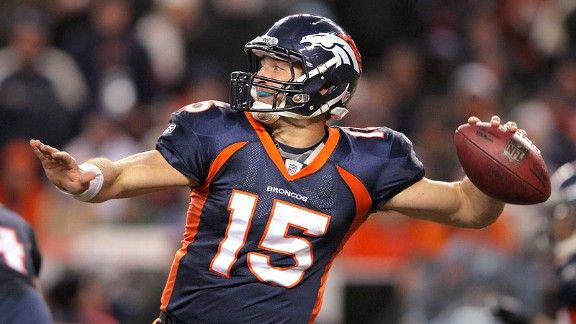 Denver Broncos' Tim Tebow has earned starting status in 2012 