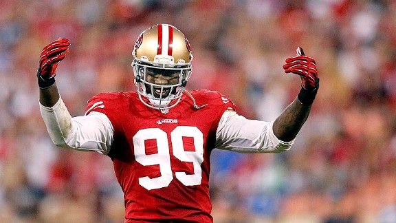 Sack master Aldon Smith on record-setting pace for San Francisco 49ers  (poll) 