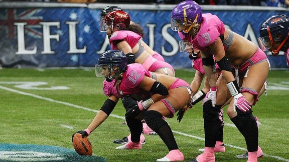 Comment: The TV debut of 'Lingerie Football