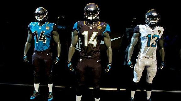 Uni Watch analyzes the Jacksonville Jaguars new uniforms 
