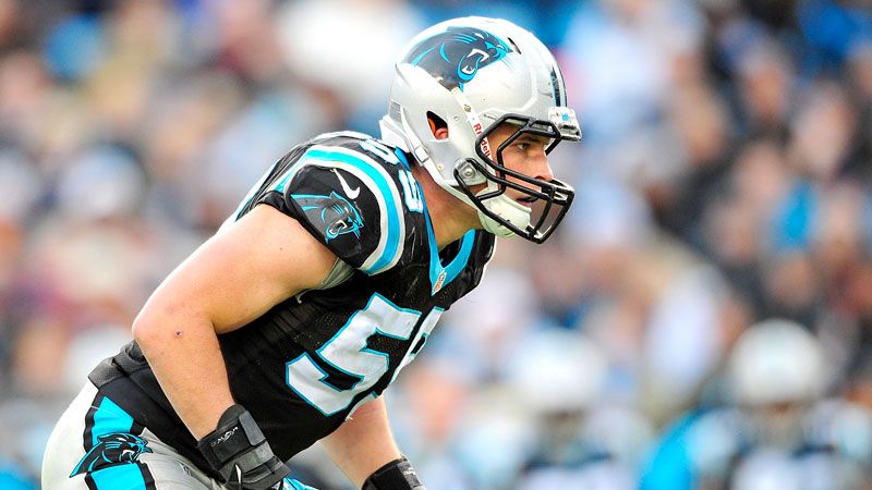 Luke Kuechly is the best coverage LB according to Pro Football