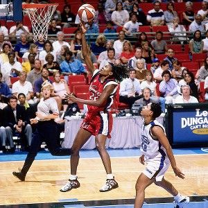 Sheryl Swoopes and Michael Jordan