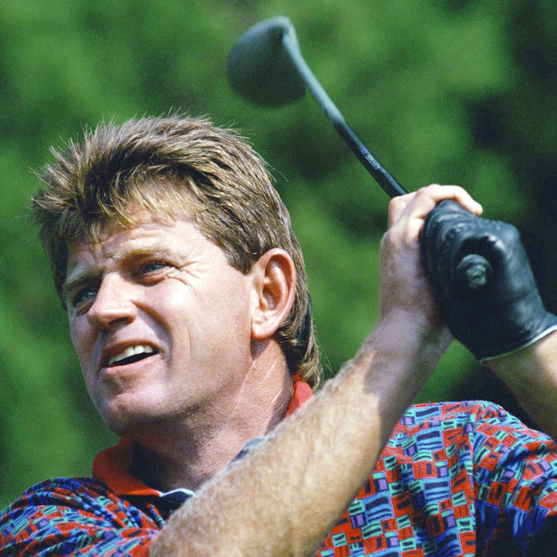 Nick Price takes his Presidents Cup shot golf