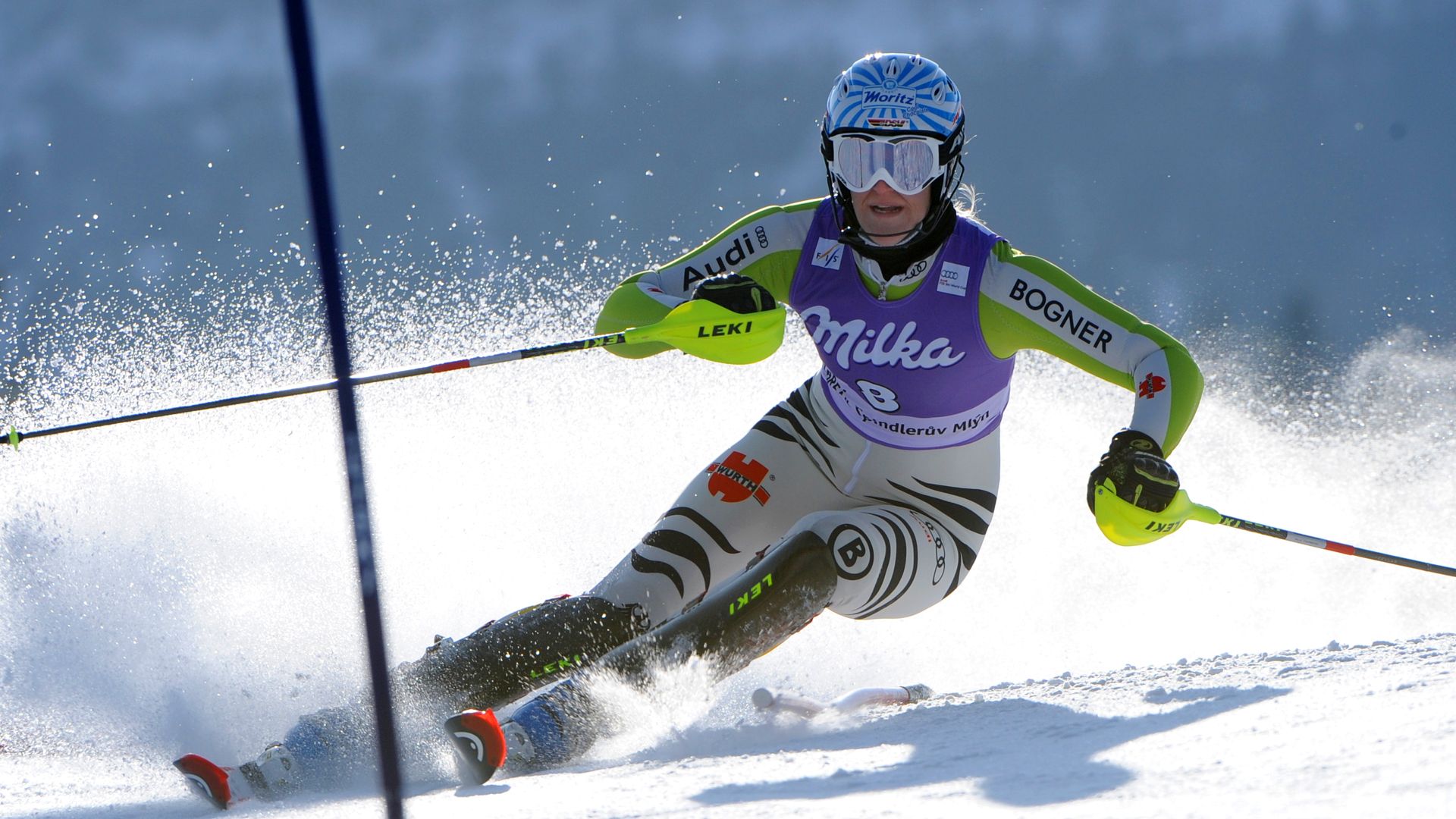German skier Susanne Riesch has left knee surgery