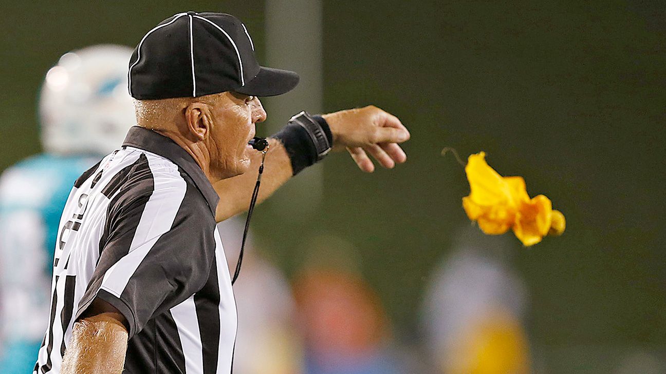 NFL referees throw record-breaking amount of flags - The Aggie