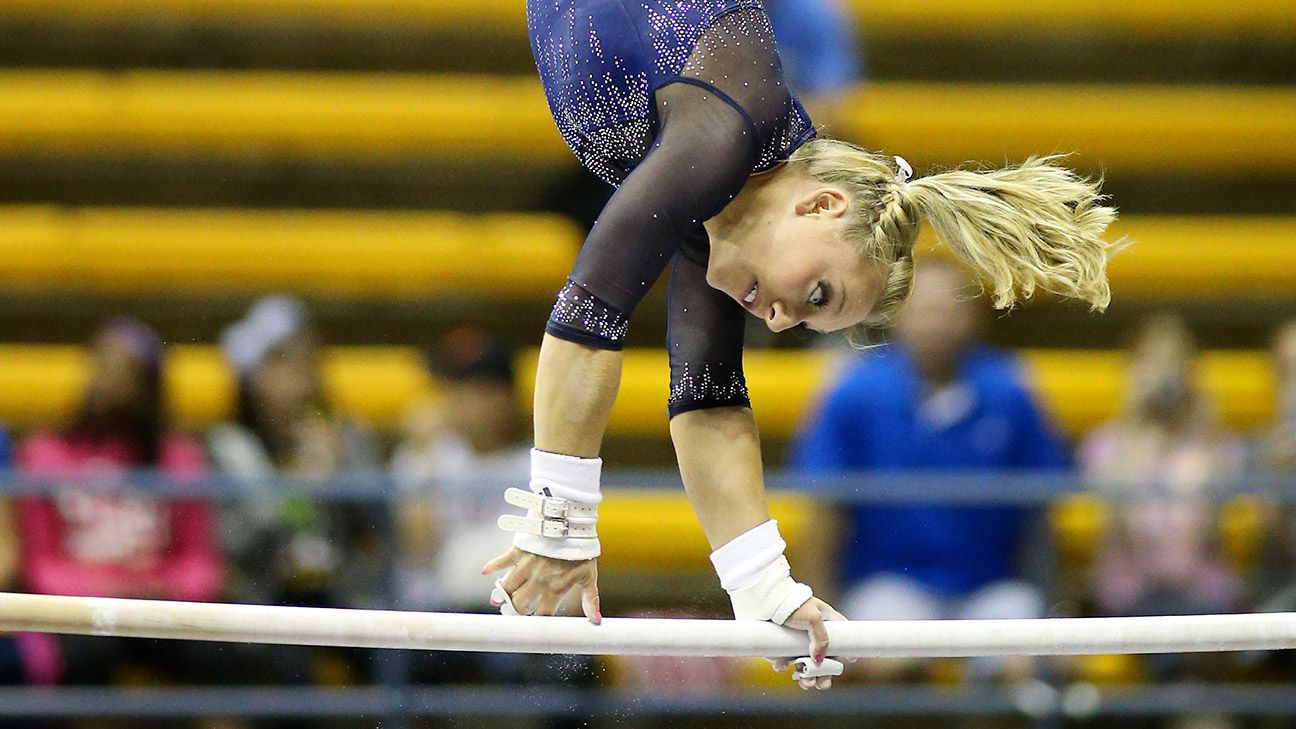 NCAA gymnastics championships The difference between college and