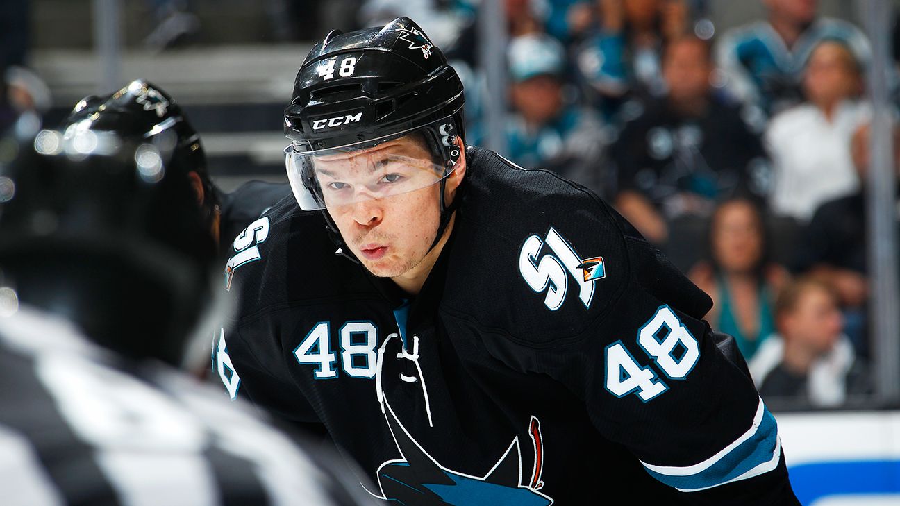 Sharks' Hertl suspended 2 games for high stick