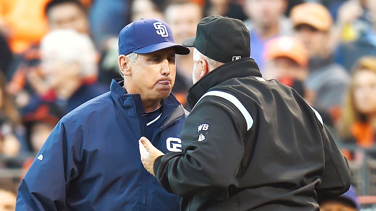 Padres coach Dave Roberts, former manager Bud Black on Dodgers