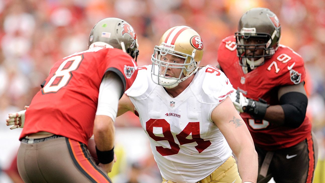 San Francisco 49ers on X: #49ers DT Justin Smith, a five-time Pro Bowler,  will retire from the NFL. #FarewellCowboy    / X