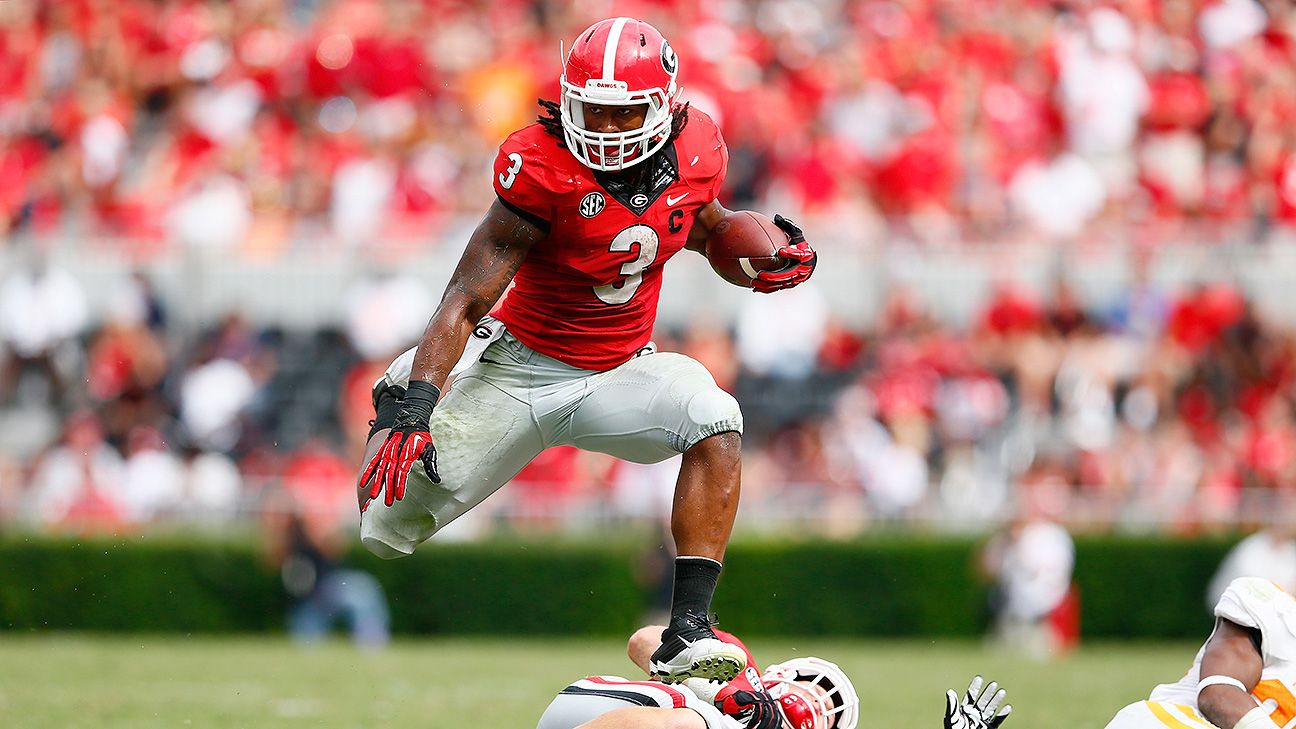 nick chubb todd gurley georgia