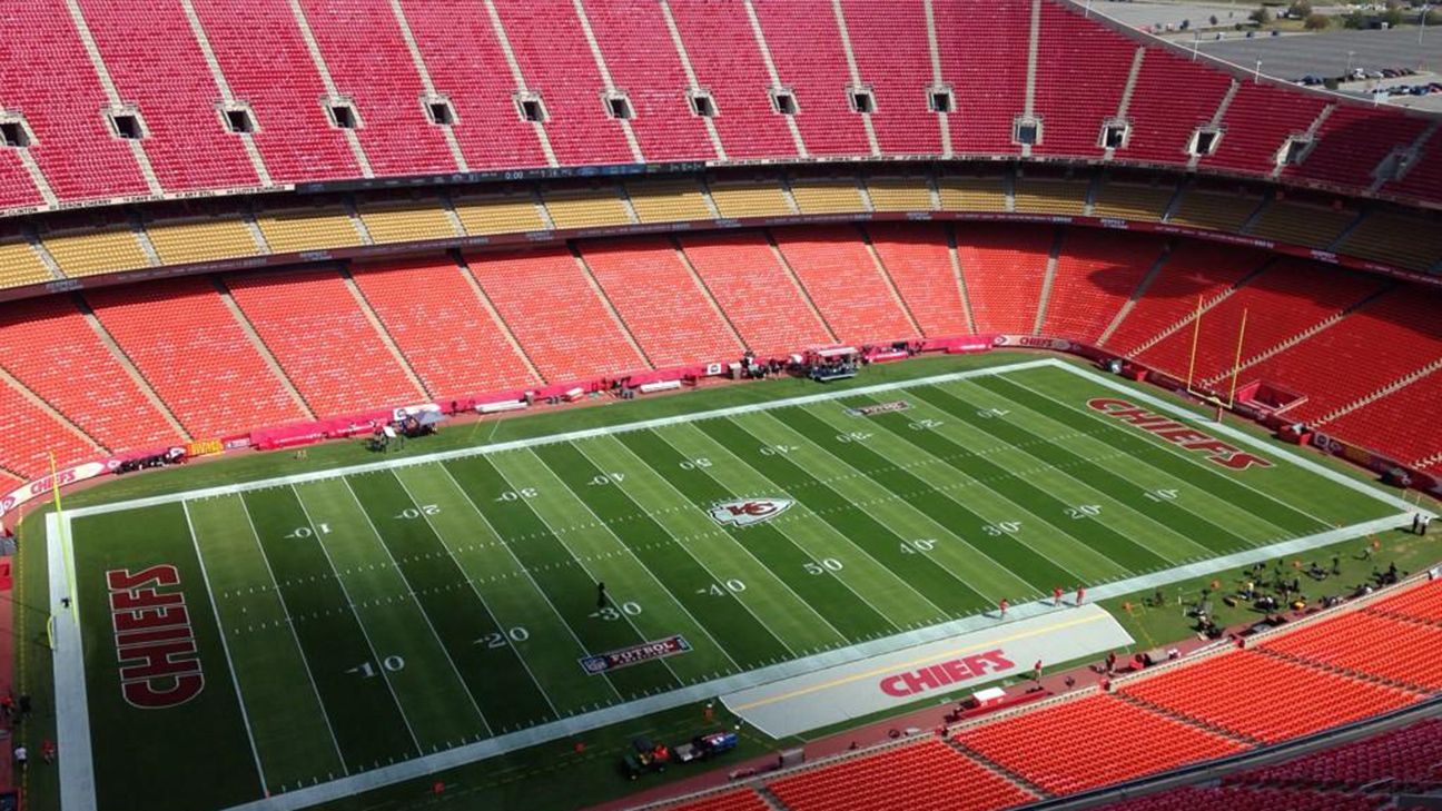 NFL on ESPN - ̶B̶u̶r̶r̶o̶w̶h̶e̶a̶d̶ Arrowhead Stadium. The Kansas