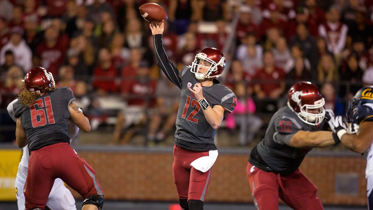 Washington State Cougars QB Connor Halliday sets FBS singlegame
