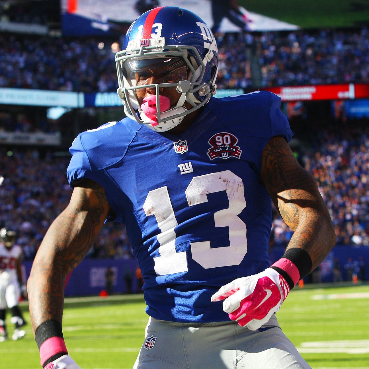 New York Giants rookie wideout Odell Beckham Jr. was worth the wait