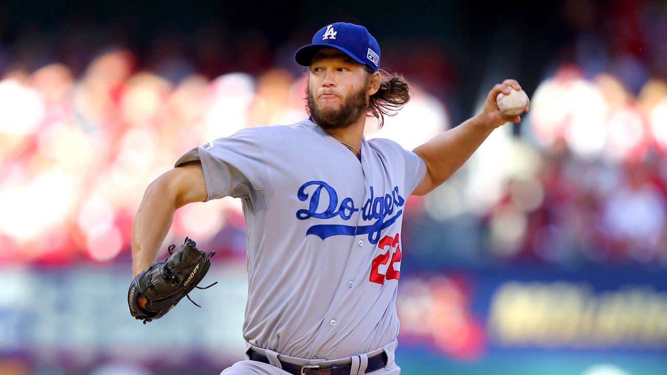 Los Angeles Dodgers' Clayton Kershaw has 13 K's to take out Milwaukee  Brewers - ESPN