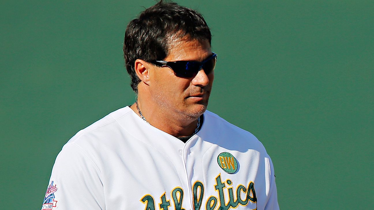 Jose Canseco accidentally shoots his left hand