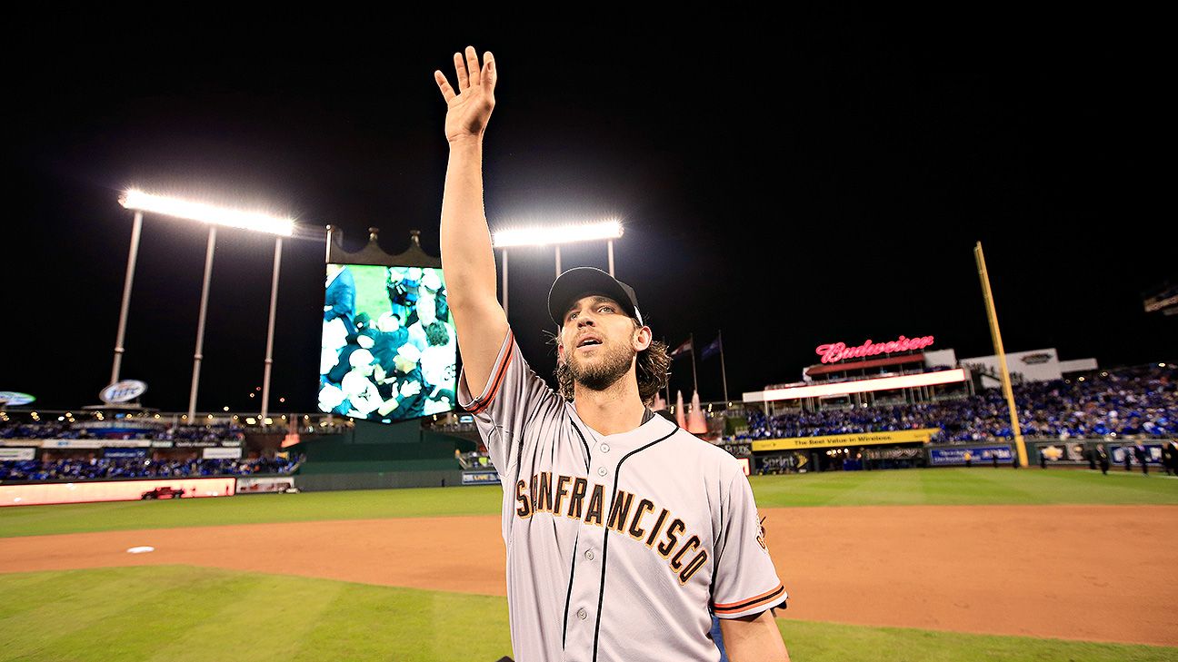 Bumgarner, Giants beat Royals 3-2 in Game 7 to win World Series title