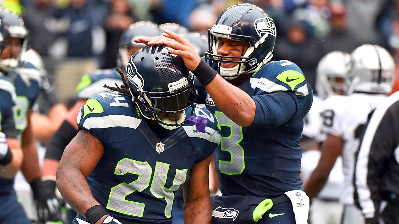 'Just a quarterback for me': Marshawn Lynch talks relationship with Russell Wilson