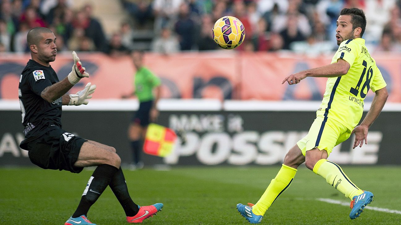 Almería vs. Barcelona Football Match Report November 8, 2014 ESPN