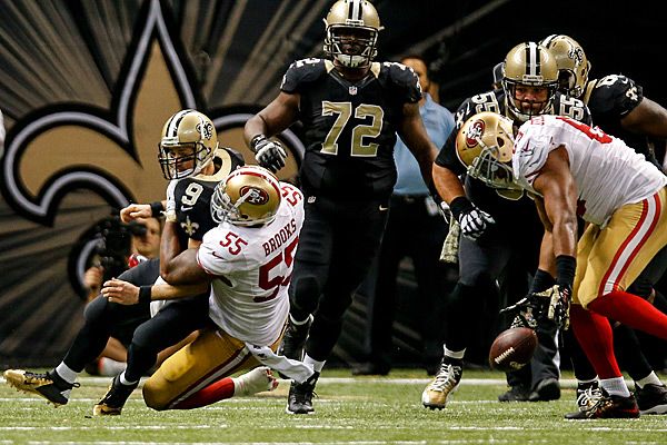 - Saints' Drew Brees on Ahmad Brooks hit and 'Go Go