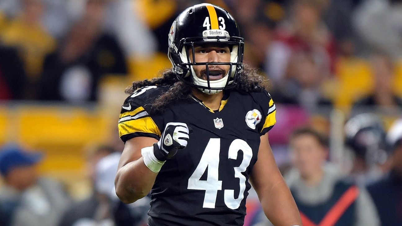 Troy Polamalu  Pittsburgh Steelers 