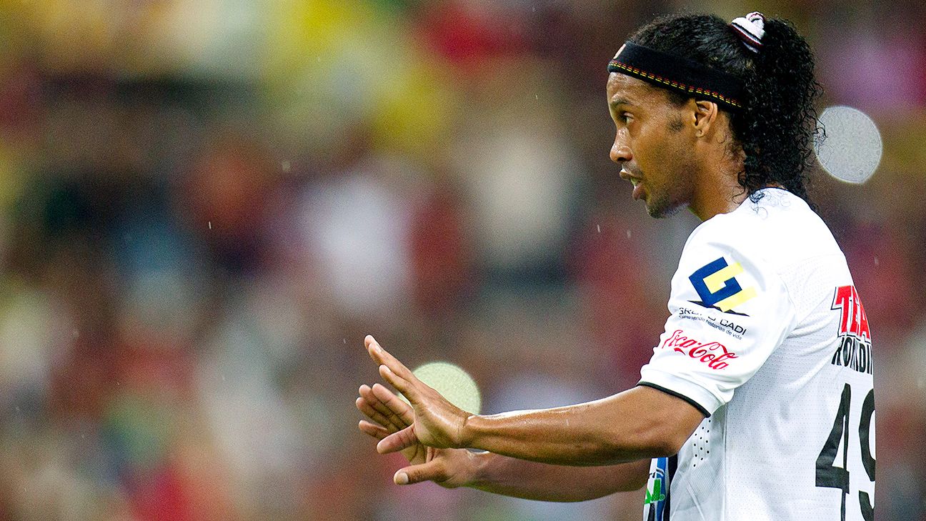 Brazil icon Ronaldinho returns to football as part of Gerard