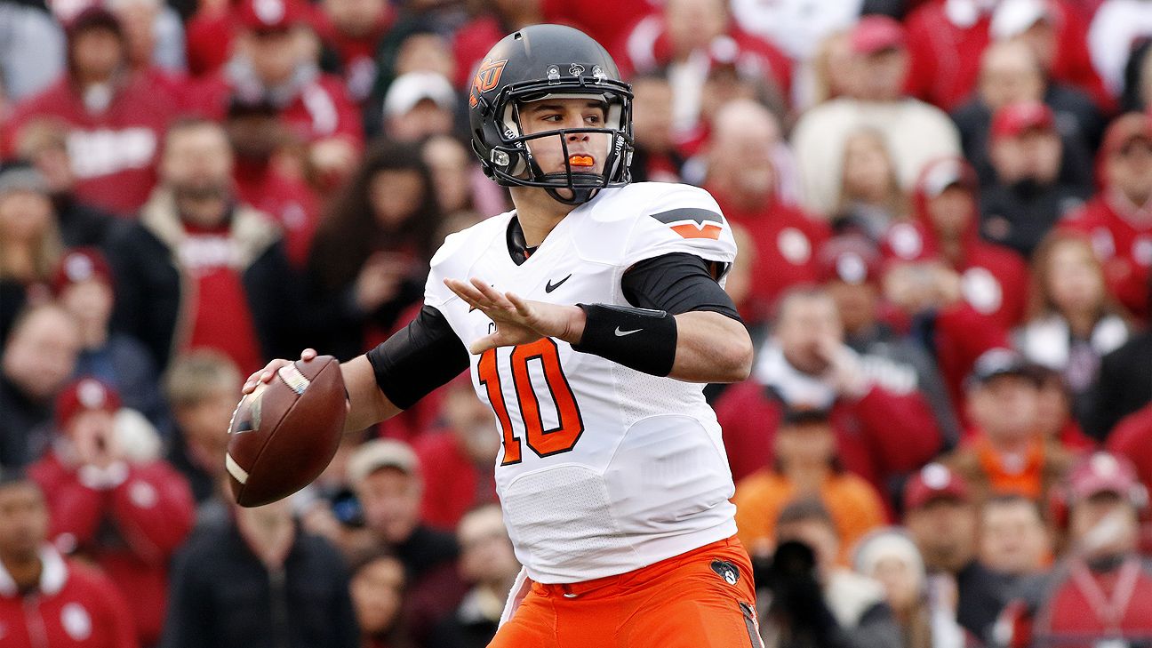 Mike Gundy says Mason Rudolph is Oklahoma State's starting quarterback