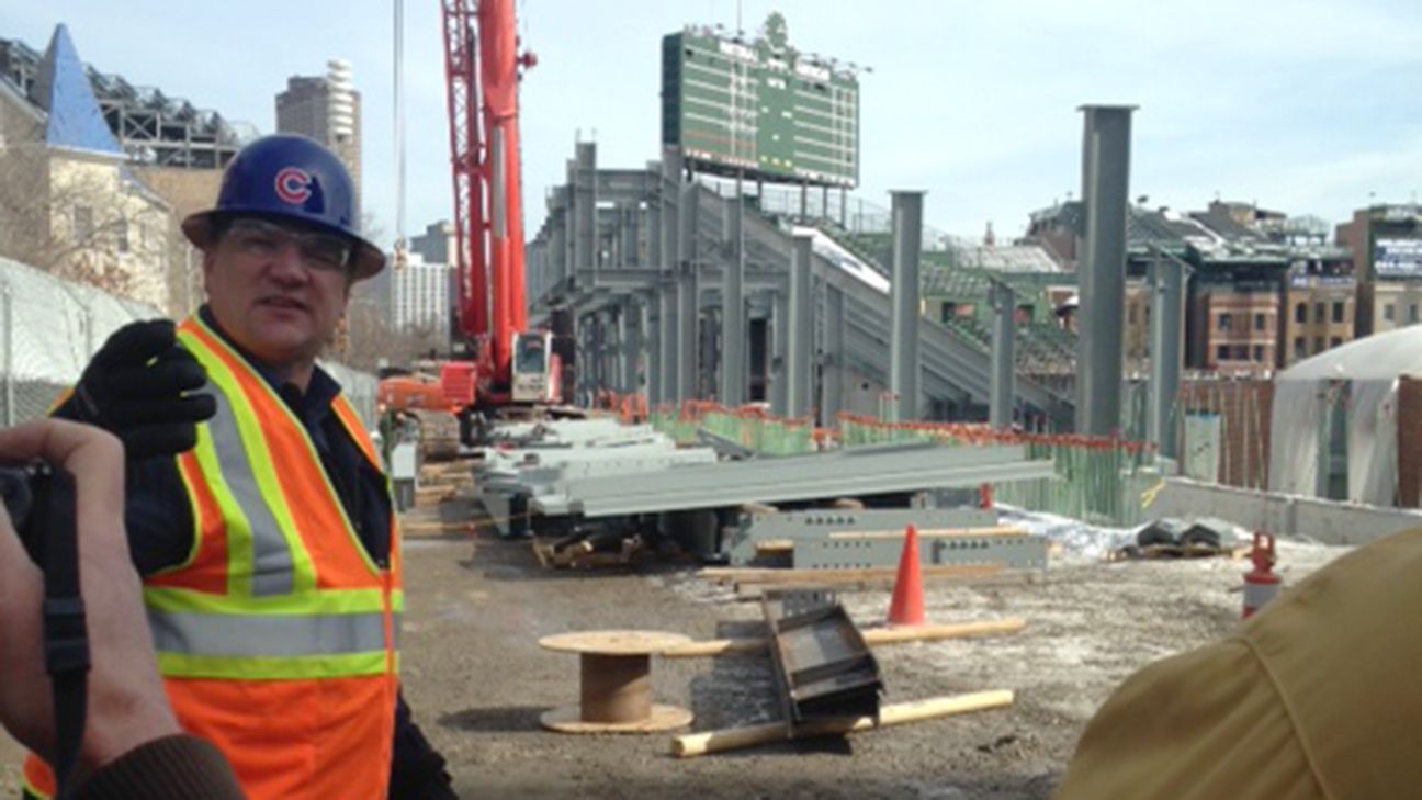 Chicago Cubs Wrigley Field bleachers might not be ready by Opening Day -  ESPN - Chicago Cubs Blog- ESPN