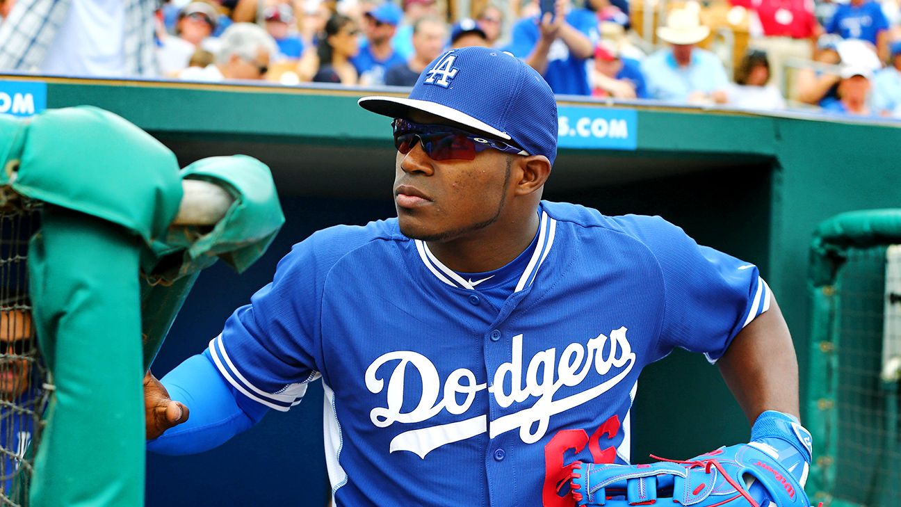 Los Angeles Dodgers demote Yasiel Puig