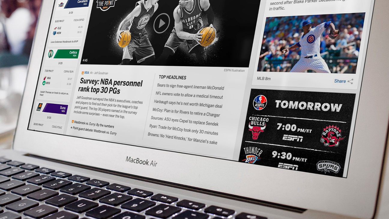 ESPN.com redesign: It's a whole new website