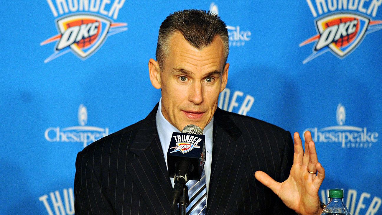 Oklahoma City Thunder introduce new head coach Billy Donovan, who looks  forward to 'exciting challenge'