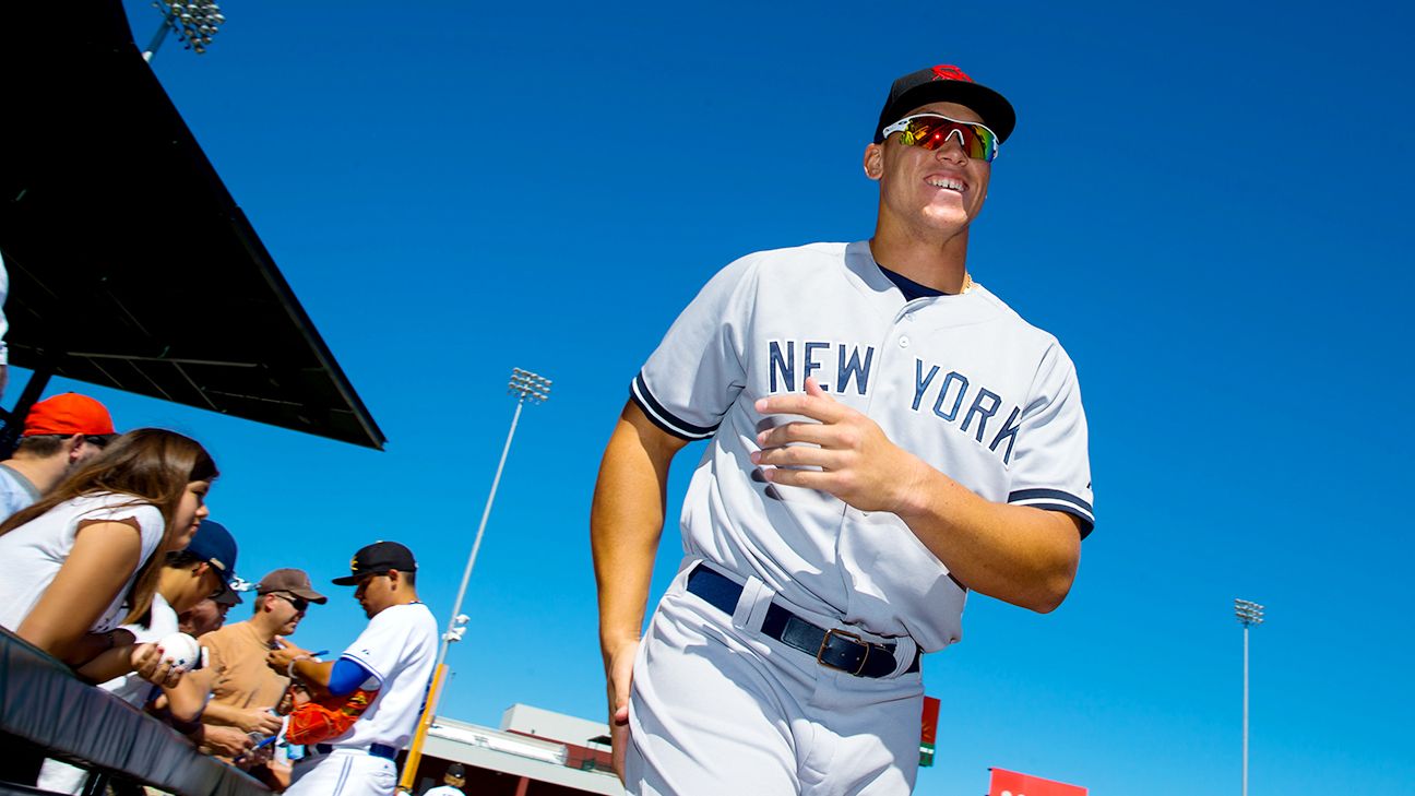 Larger-than-life Aaron Judge leads Yankees' minor league OF