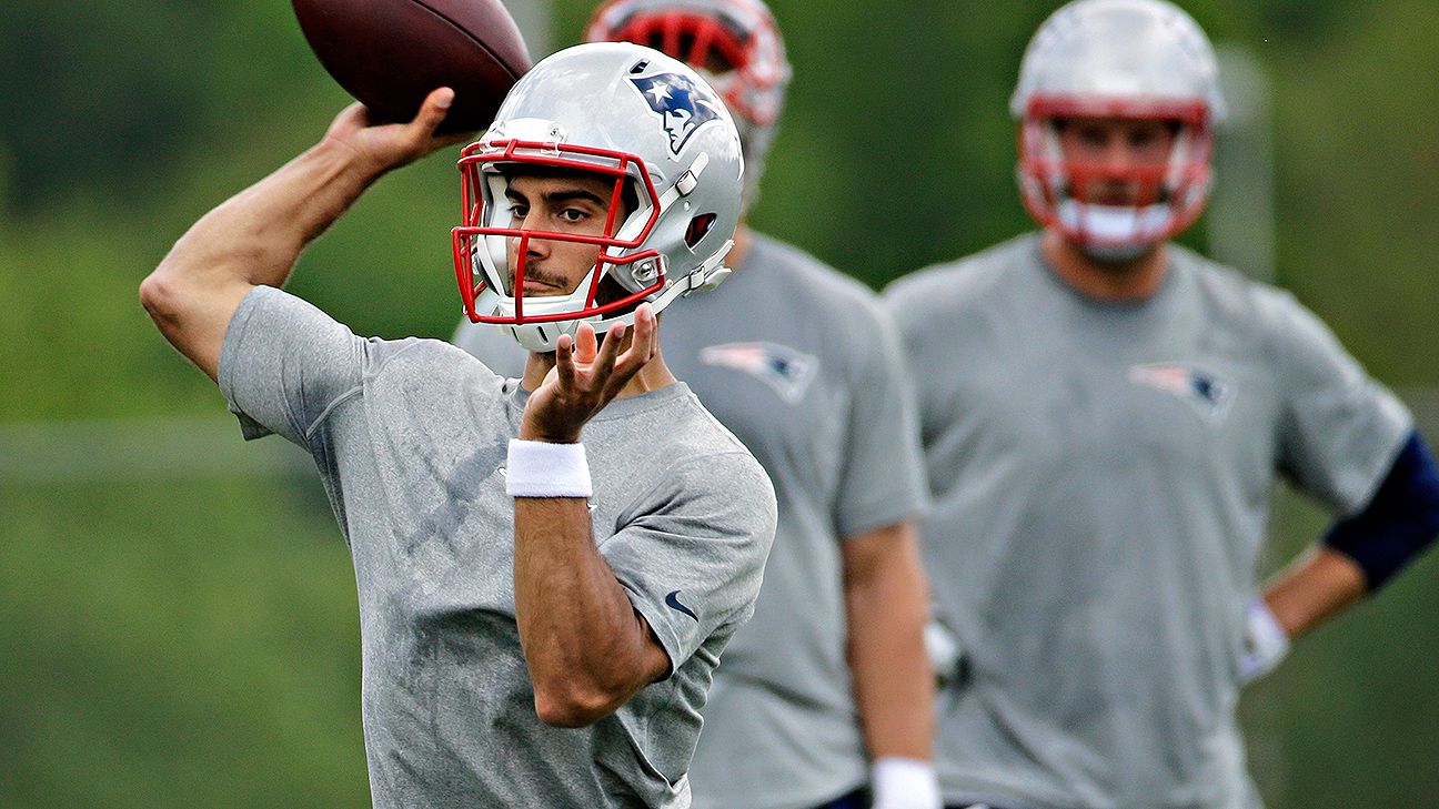 Garoppolo ready for new starring role with Patriots