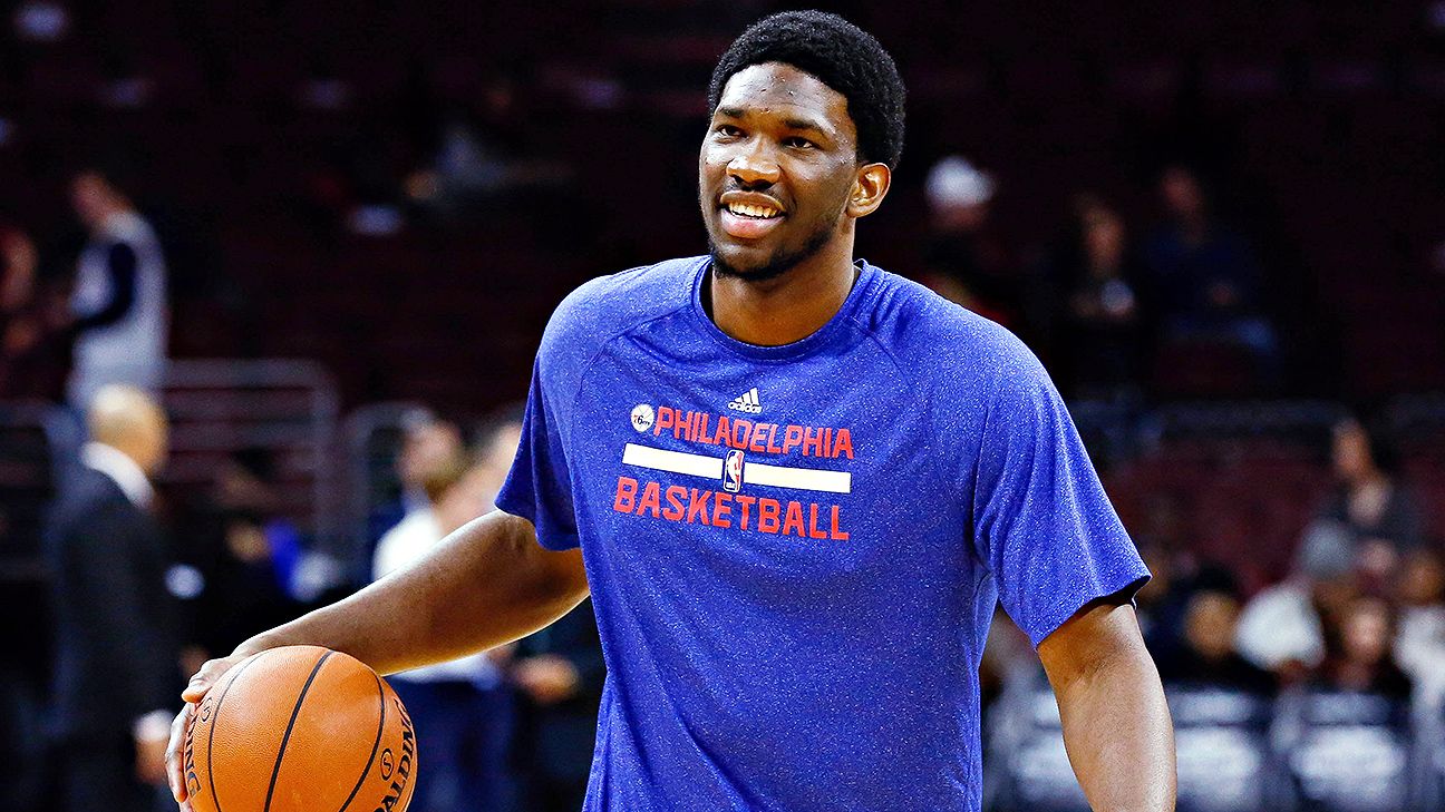 Philadelphia 76ers center Joel Embiid (foot) is expected to be ready to  play when training camp opens in two weeks - ESPN