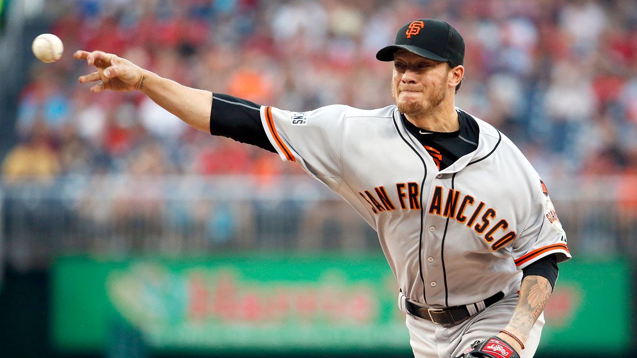 Jake Peavy - San Francisco Giants Starting Pitcher - ESPN