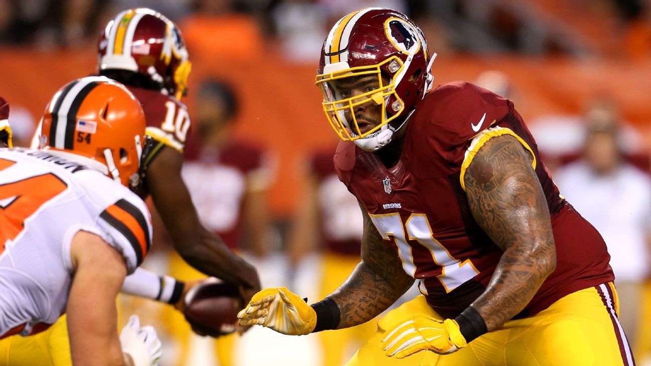 Trent Williams' loss will be felt on Washington Redskins' line ESPN