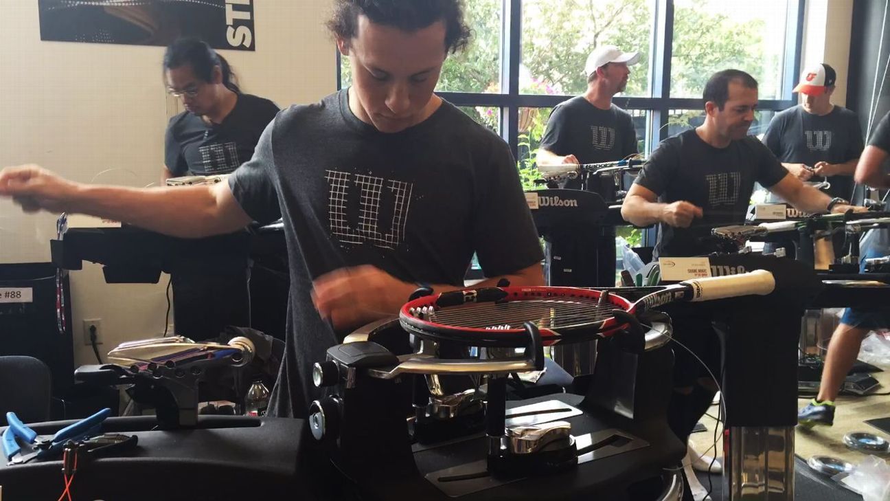 Watch A US Open Racket Stringer Work His Magic - ESPN