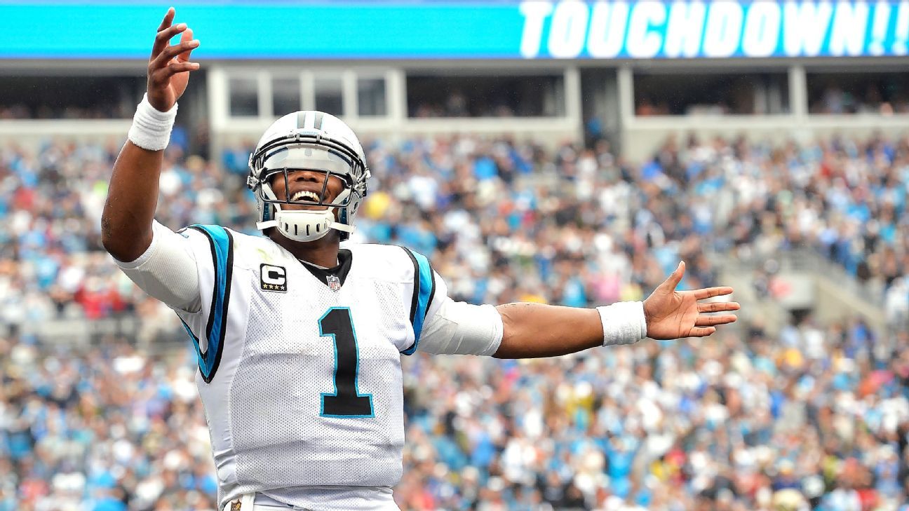 cam newton panthers record