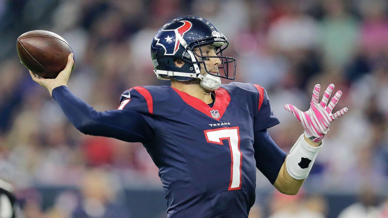 Texans' Brian Hoyer evaluated for another possible concussion