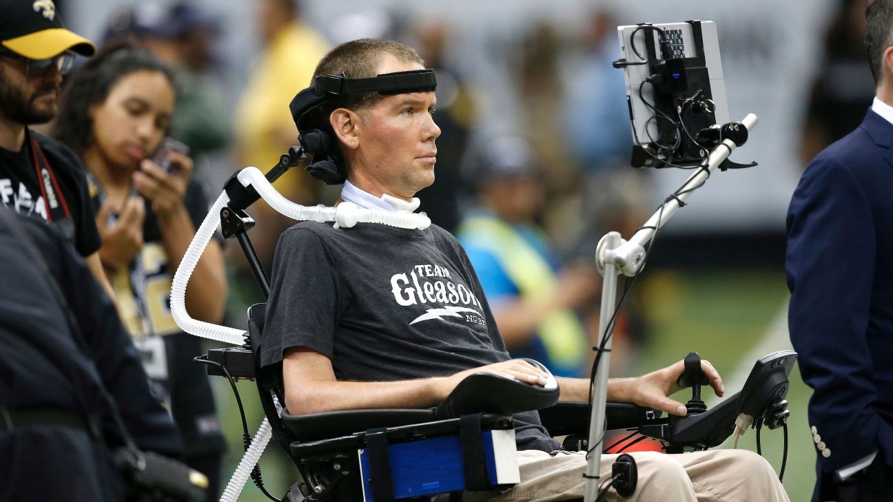 the hero behind new orleans saints legend steve gleason: Michel Gleason