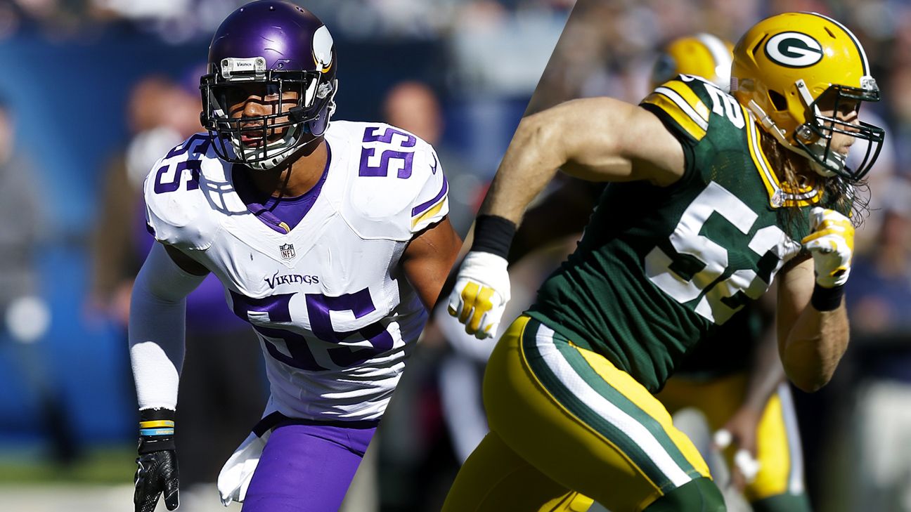 Tale of the Tape Minnesota Vikings' Anthony Barr vs. Green Bay Packer