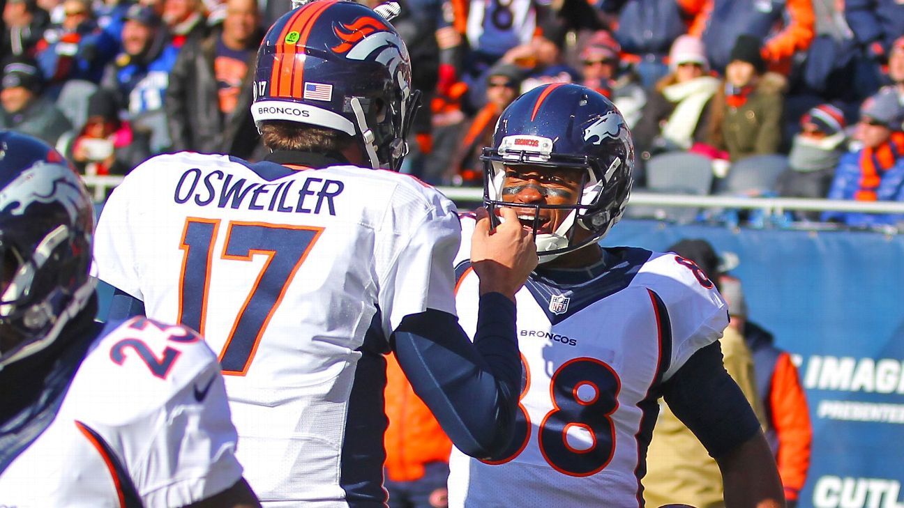 Denver Broncos to start Brock Osweiler against Cincinnati Bengals - ESPN