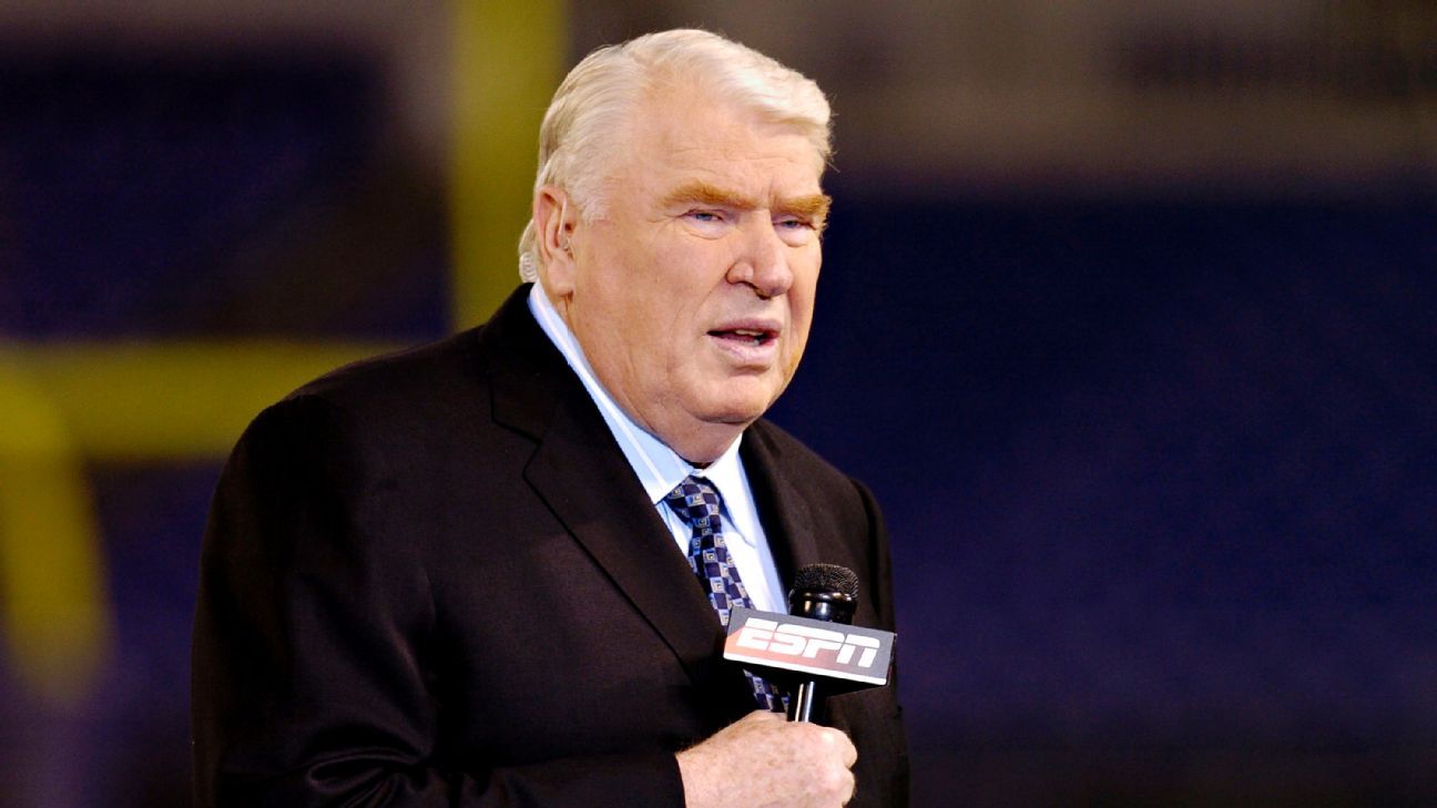 NFL to honor John Madden during Thanksgiving Day broadcasts