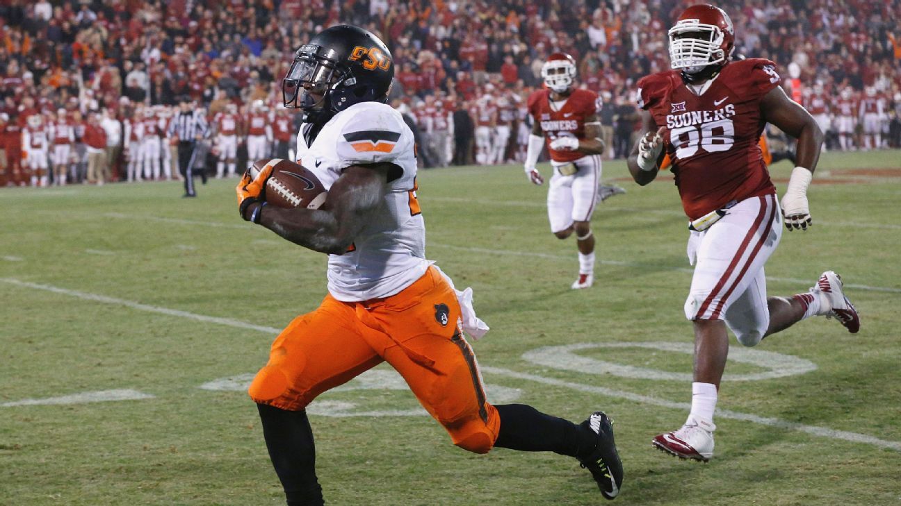 NFL Draft: Dismissed Oklahoma State running back Tyreek Hill selected by  Chiefs in fifth round