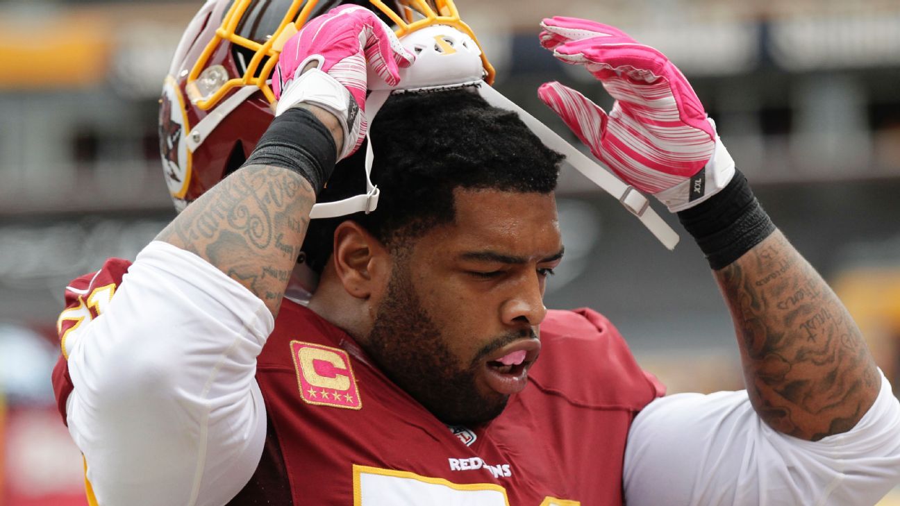 Redskins All-Pro LT Trent Williams suspended for second time