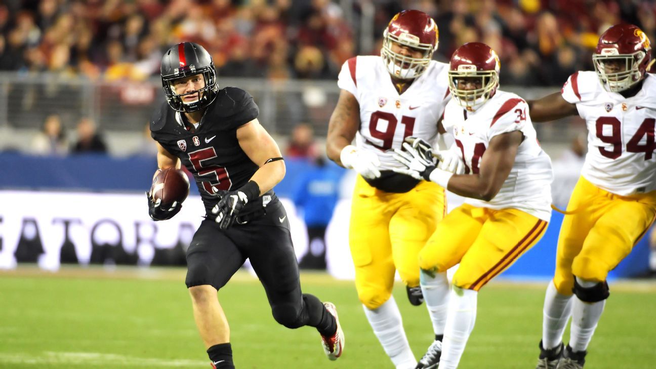 Stanford's Christian McCaffrey broke Barry Sanders' yardage record. Now  he's ready for a Rose Bowl encore 