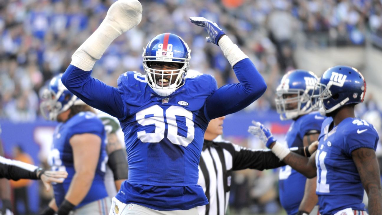 Giants' Jason Pierre-Paul will shed club, fingers can now straighten 