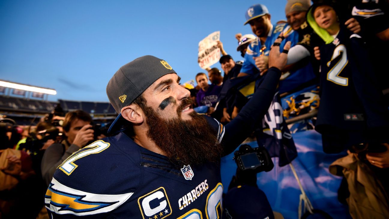 San Diego Chargers' Eric Weddle says he's healthy, ready for future - ESPN  - San Diego Chargers Blog- ESPN