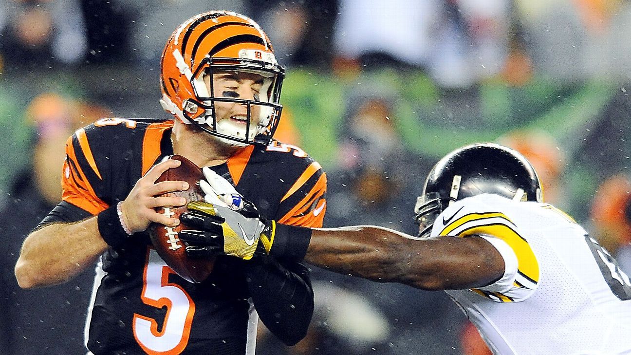 AJ McCarron's first playoff game for Bengals gets off to sloppy start -  ESPN - Cincinnati Bengals Blog- ESPN