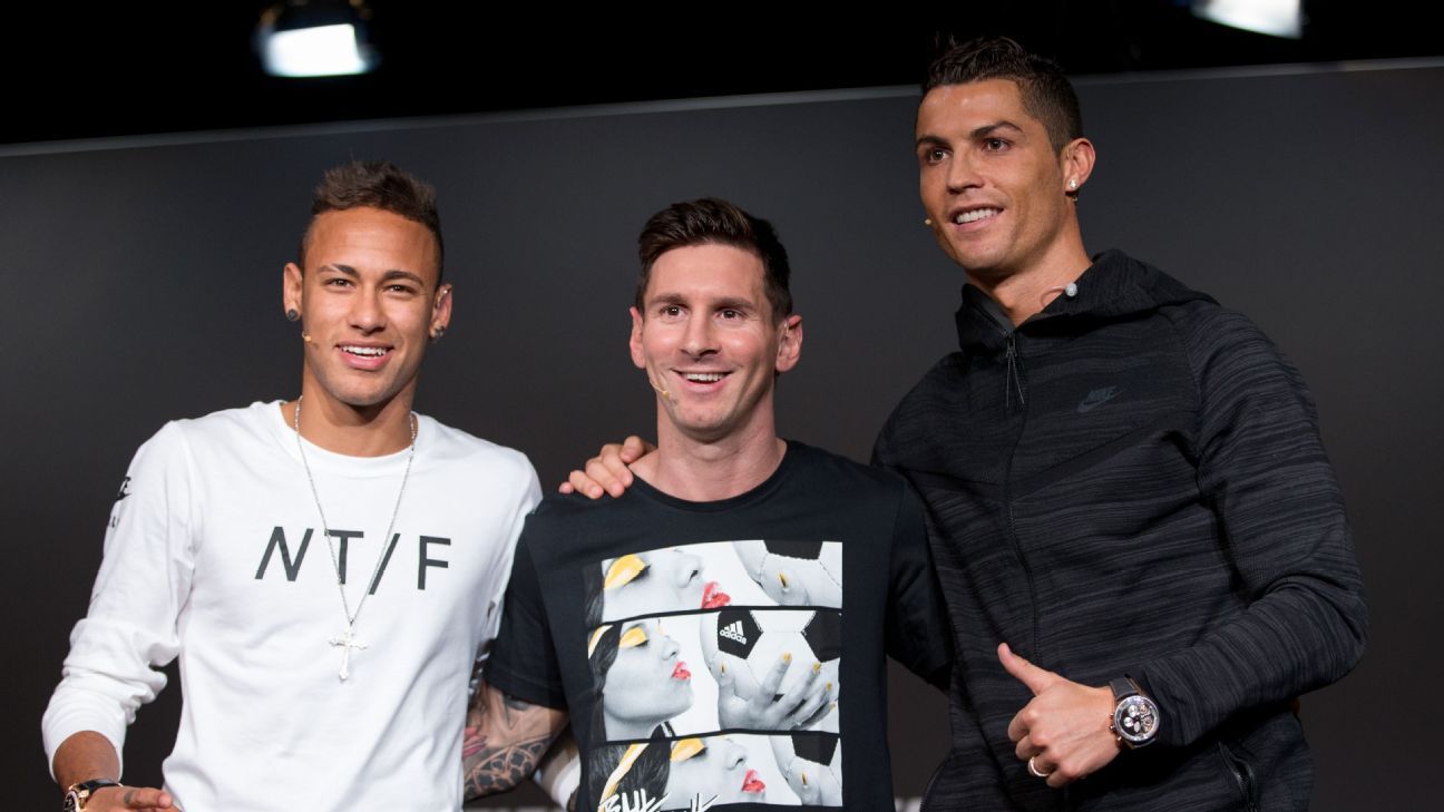 Messi, Cristiano Ronaldo and Neymar on final three-man shortlist for Ballon  d'Or 2015